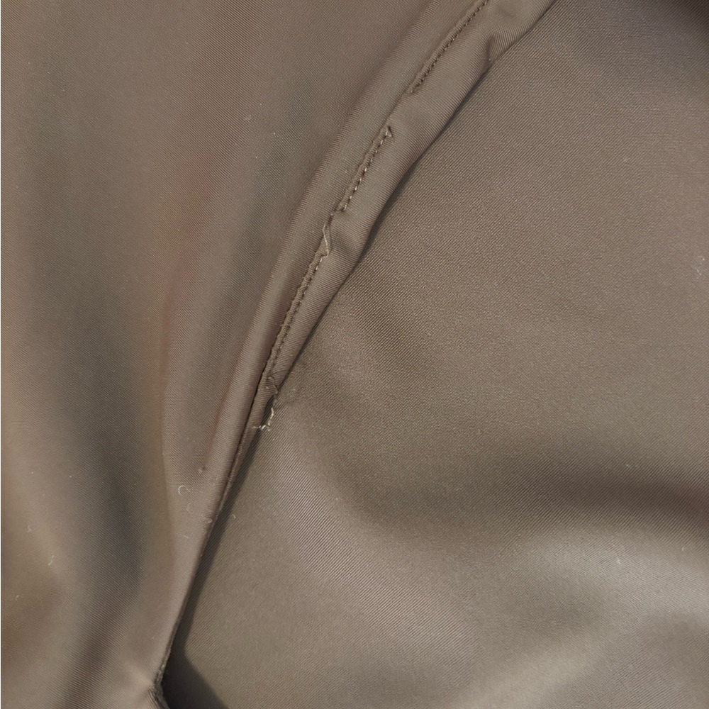 Zara Brown Ruched Top - Picture 3 of 4